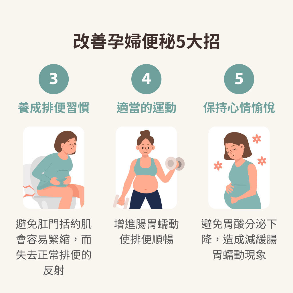 改善孕婦便秘5種方法