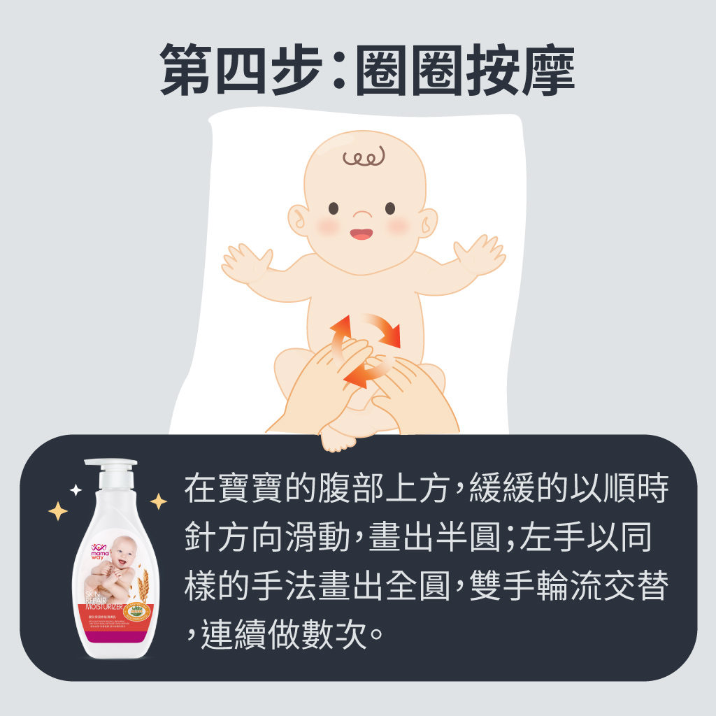 寶寶腸脹氣按摩4