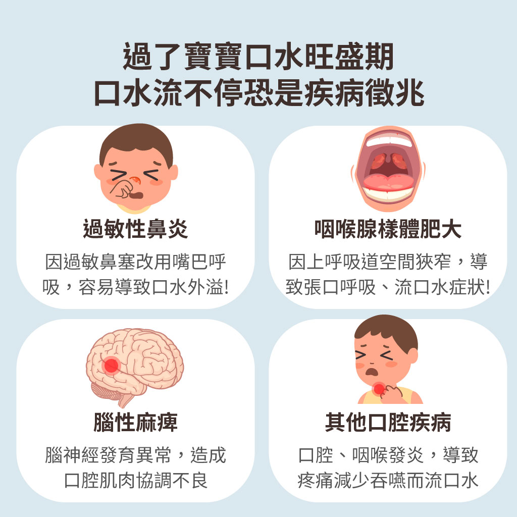 嬰兒口水流不停恐是疾病徵兆!日常4招讓寶寶不再漏水! - mamaway