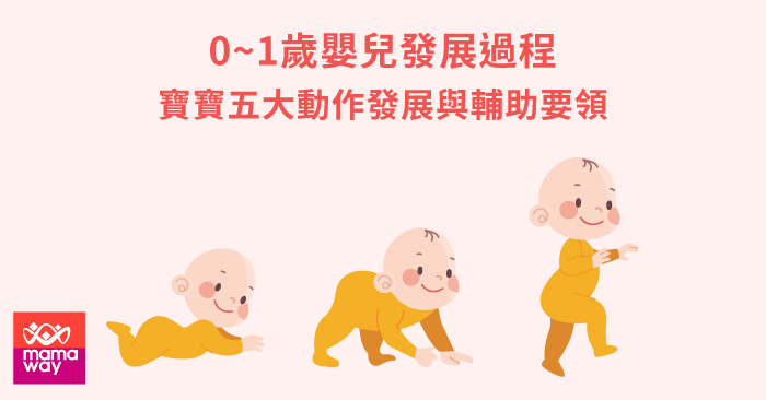0～1歲Baby的5大動作發展 | mamaway