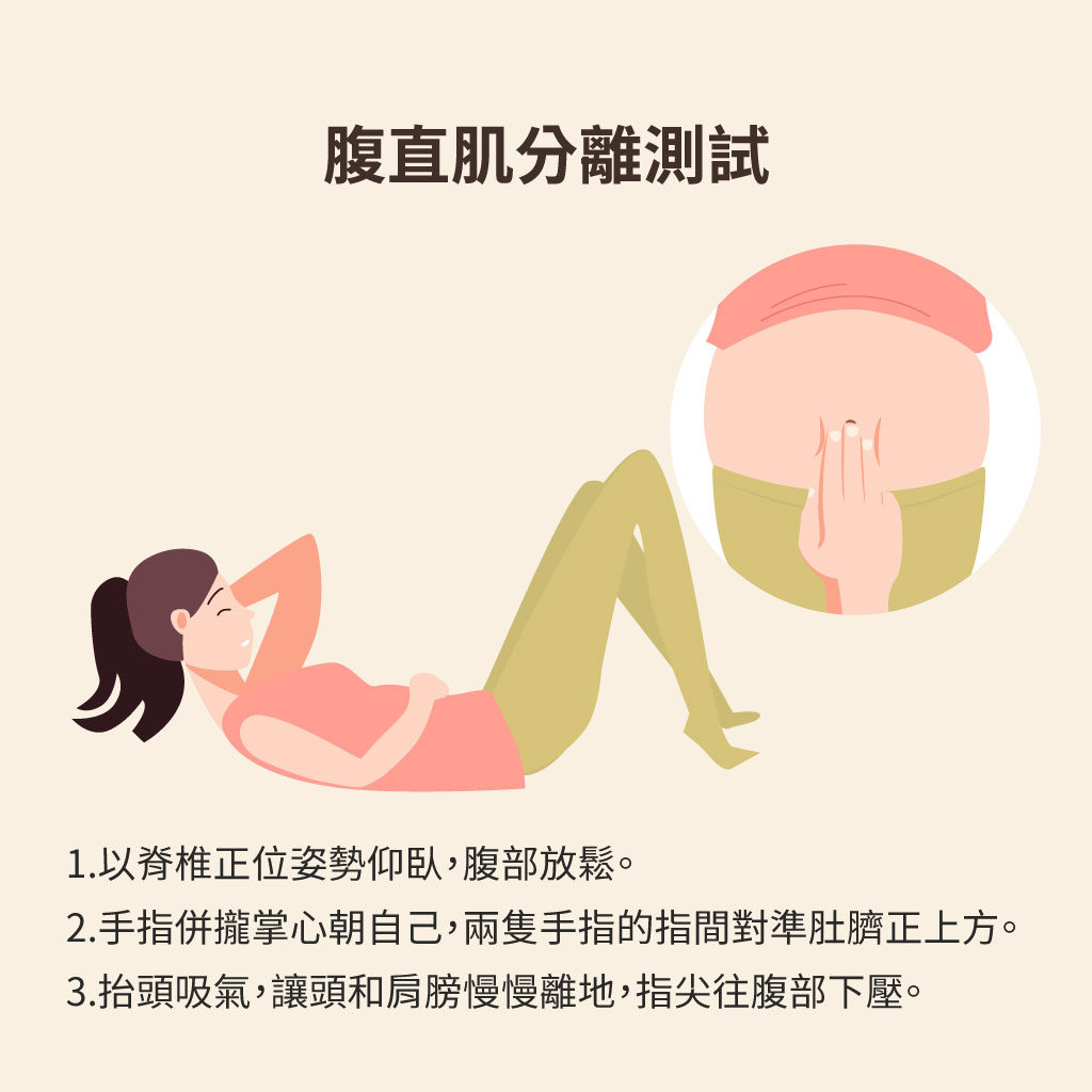 腹直肌分離測試