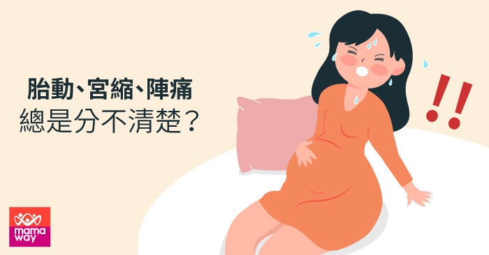 胎動 宮縮 陣痛 總是分不清楚 Mamaway