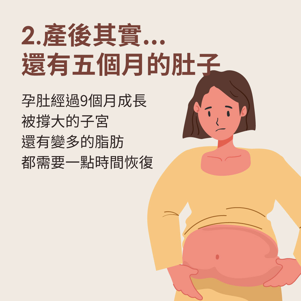 產後其實肚子