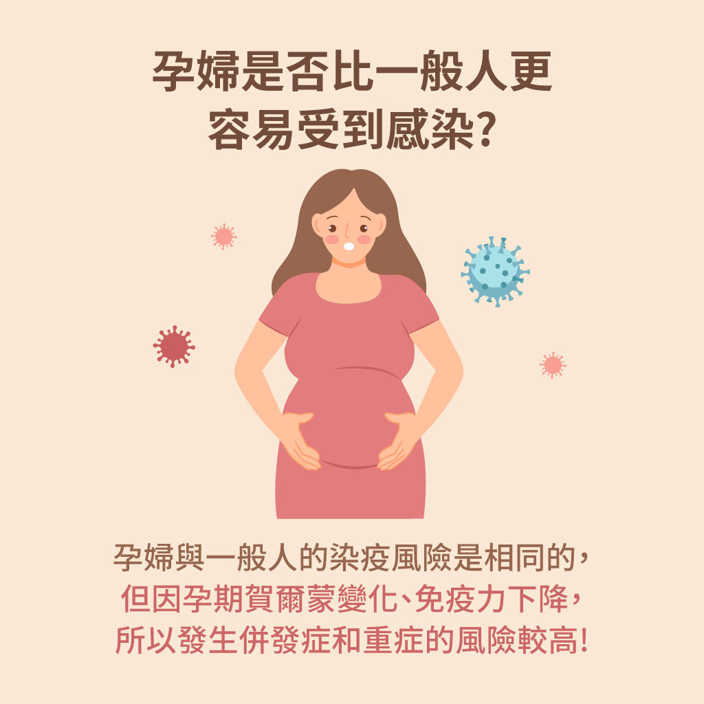 孕婦是否比一般人更容易受到感染?
