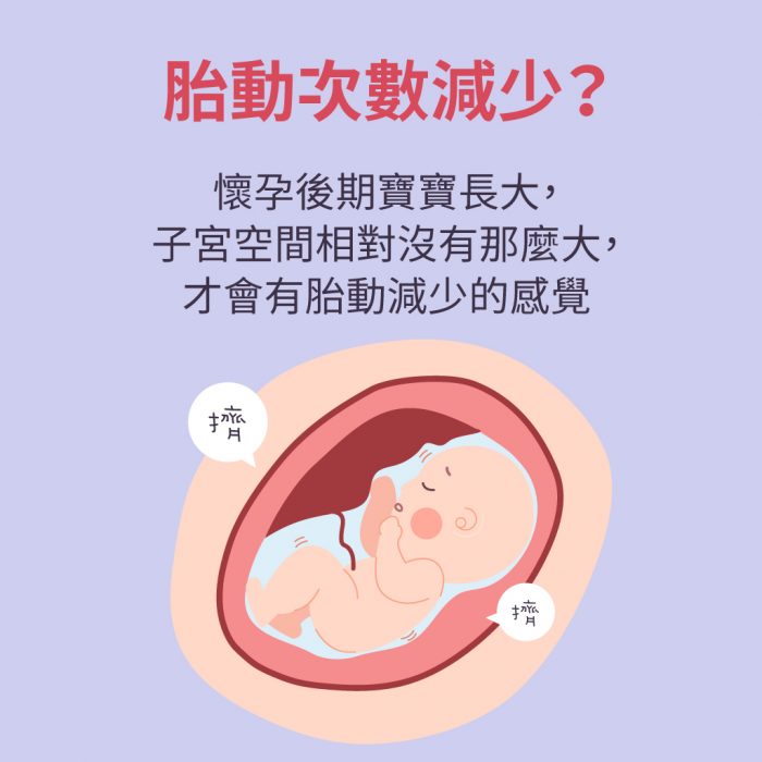 懷孕後期胎動變少主因