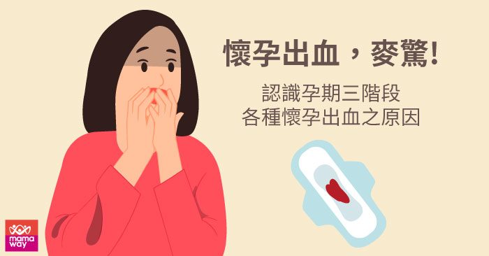 懷孕出血 麥驚 認識孕期三階段 各種懷孕出血之原因 Mamaway