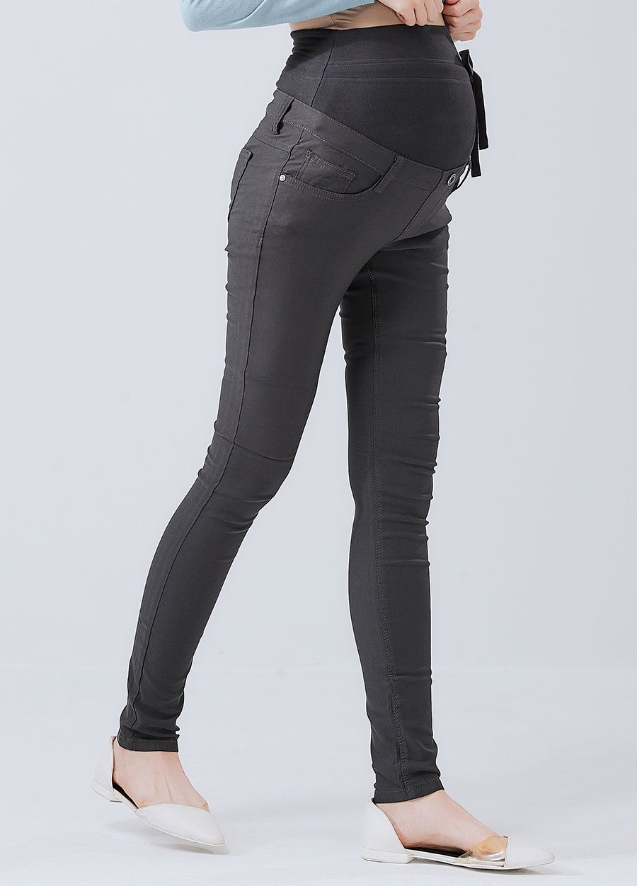 內磨毛彈力多色孕婦褲