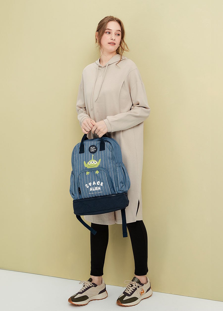 大容量防水媽媽包(迪士尼三眼怪)