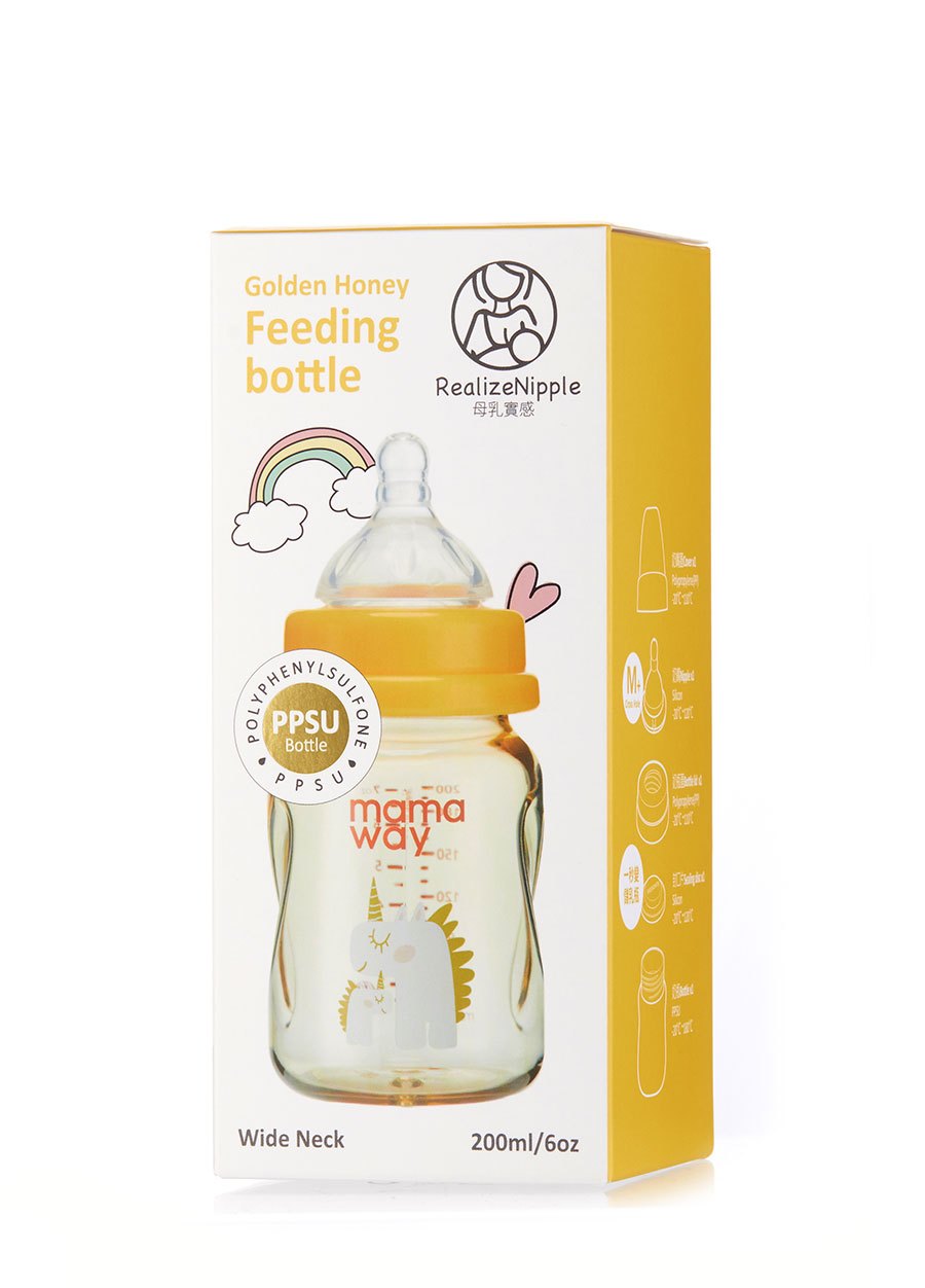 PPSU蜂蜜瓶200ml(含奶嘴S+)