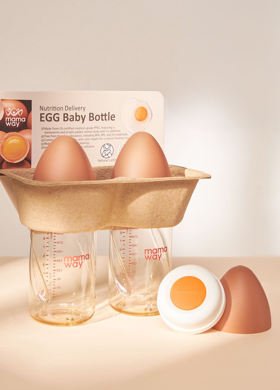 PPSU雞蛋奶瓶超值組(4大2小)+贈防滑把手x2+吸管組x2