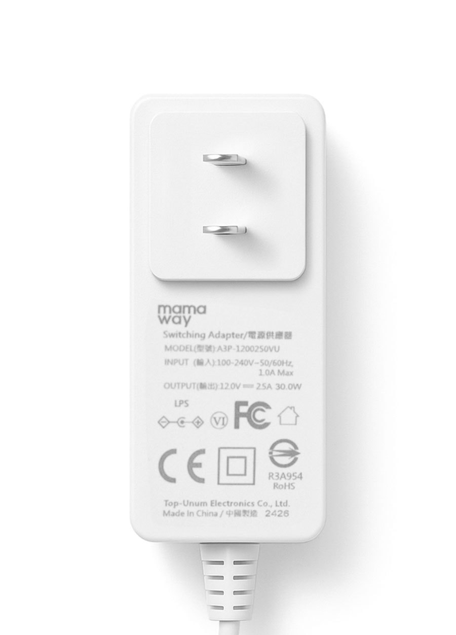 2代電動吸乳器配件-變壓器(固定式)-適用型號:A202230903/A202210902/A202200901