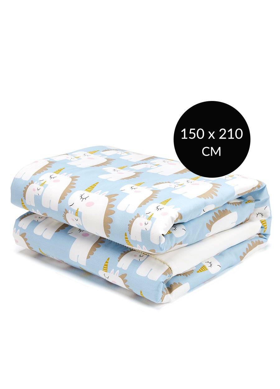 智慧調溫舒眠抗菌單人四季被-獨角獸(大人款)