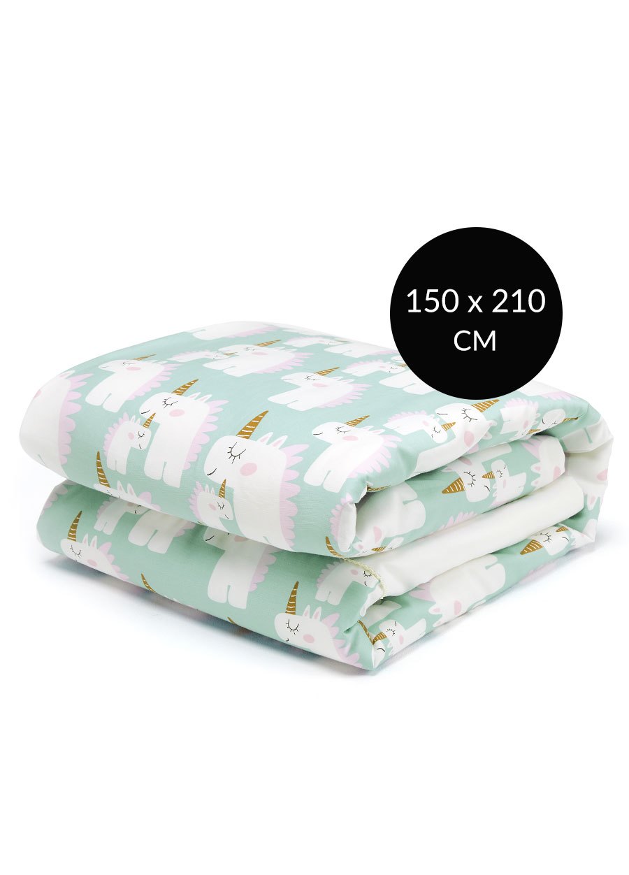 智慧調溫舒眠抗菌單人四季被-獨角獸(大人款)