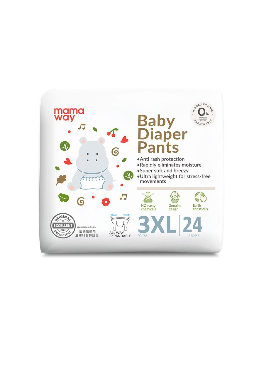 嬰兒褲型尿布/一拉褲(3XLx24片)