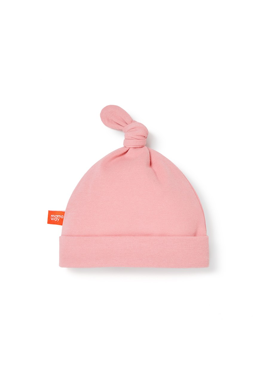 棉柔彈性羅紋嬰兒帽