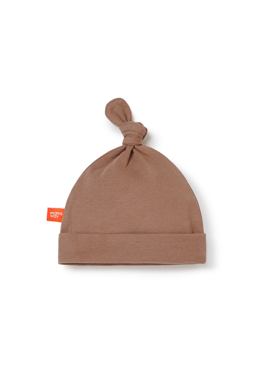 棉柔彈性羅紋嬰兒帽