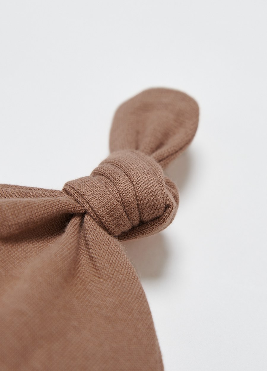 棉柔彈性羅紋嬰兒帽