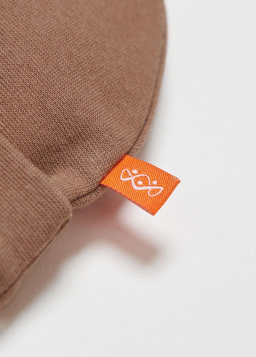 棉柔彈性羅紋嬰兒帽