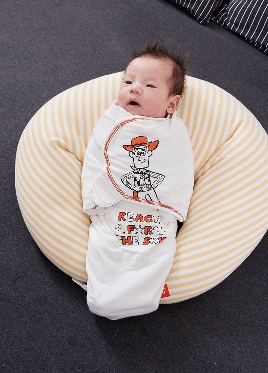 迪士尼系列(玩具總動員)蠶寶寶包巾組 2入