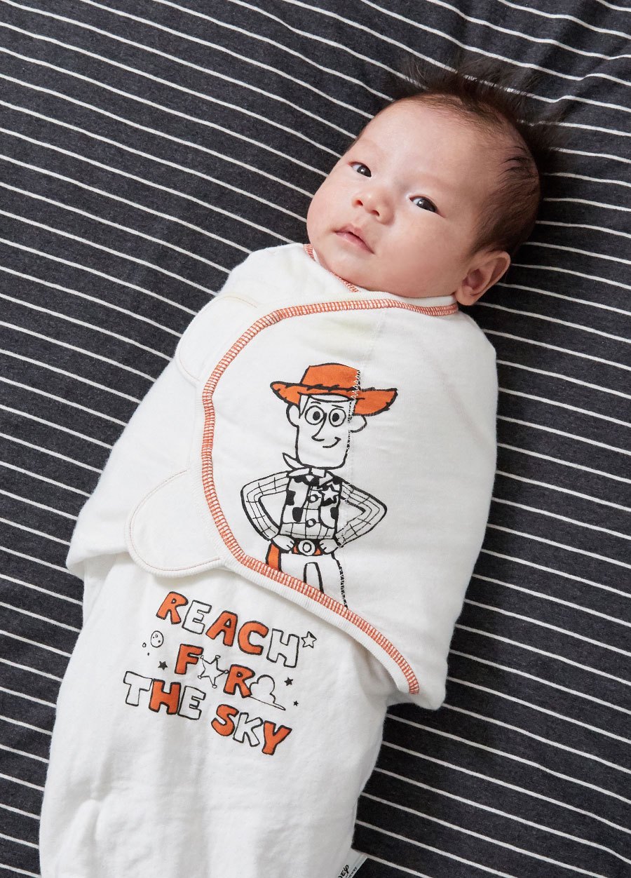 迪士尼系列(玩具總動員)蠶寶寶包巾組 2入