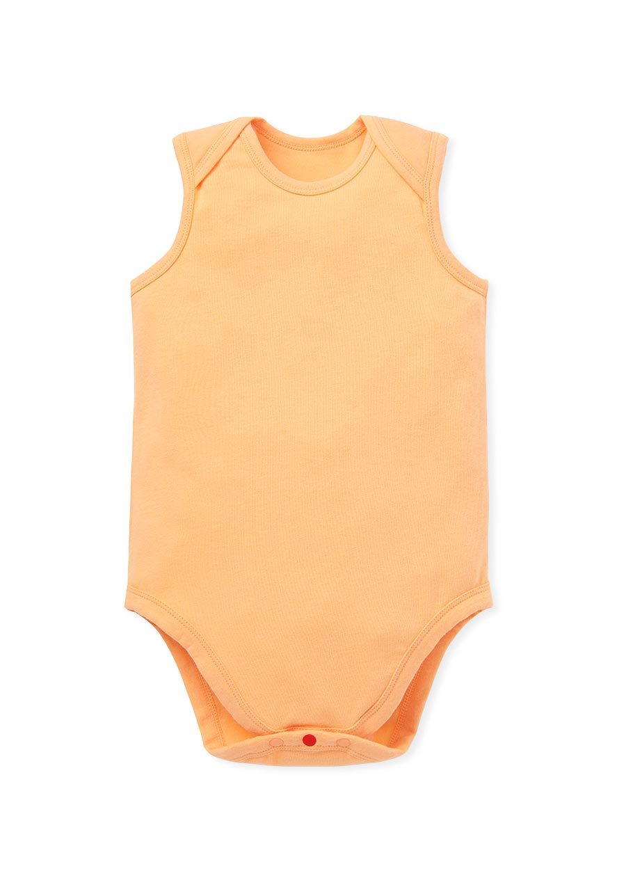 BABY Q彈棉質無袖包屁衣(2入)-跳跳虎