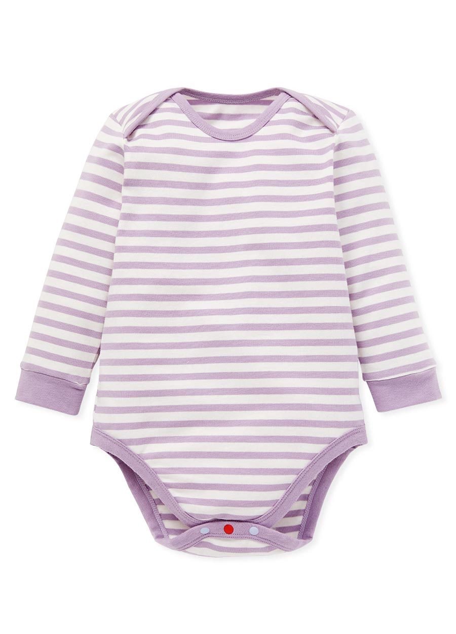 BABY Q彈棉質長袖包屁衣(2入)-芋圓