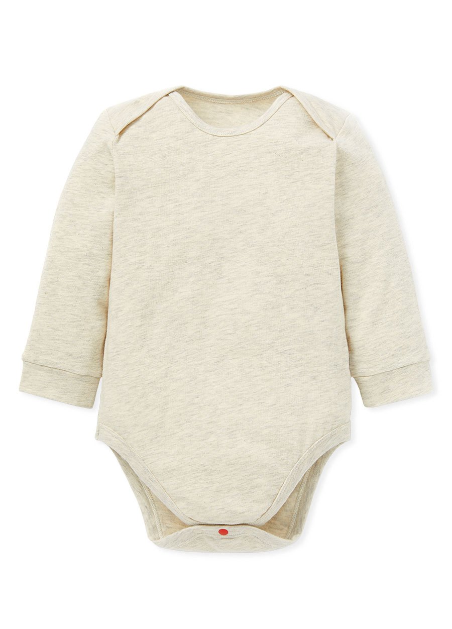 BABY Q彈棉質長袖包屁衣(2入)-狗狗
