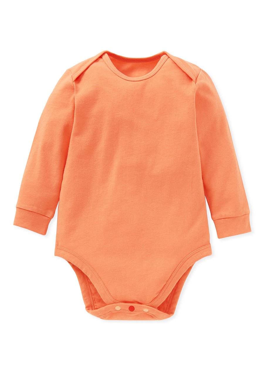 BABY Q彈棉質長袖包屁衣衣(2入)-線條北極熊