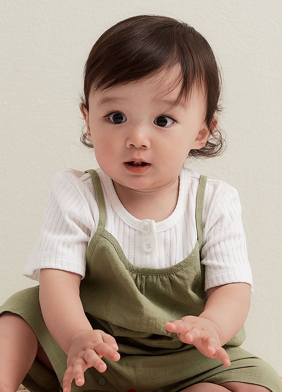 BABY假兩件連身包屁衣