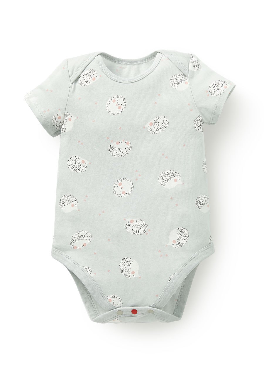 BABY Q彈棉質包屁衣-刺蝟寶寶