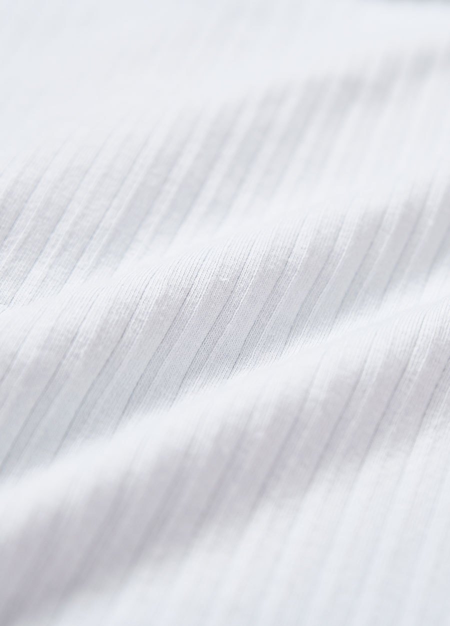 BABY百褶羅紋長袖連身衣