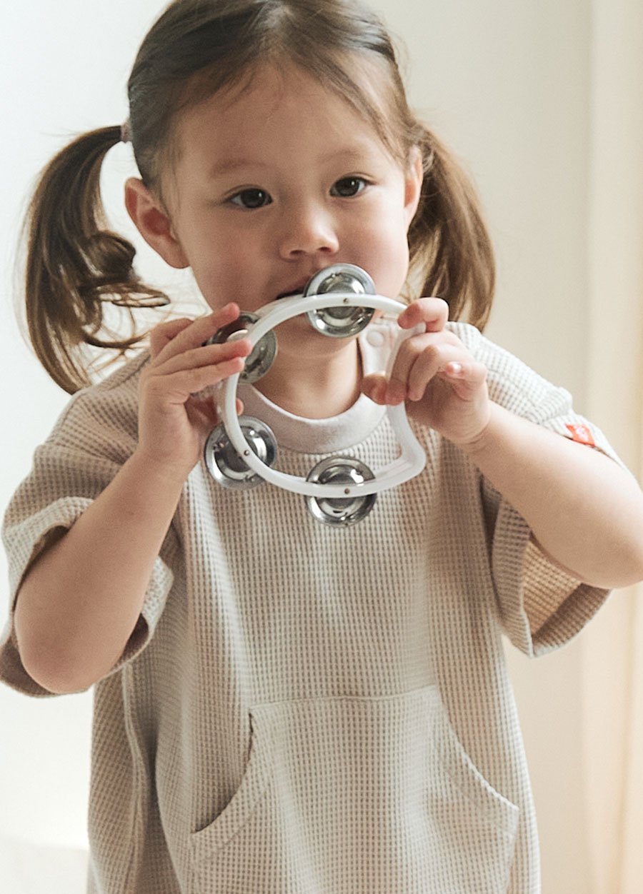 BABY 華夫格寬鬆包屁衣