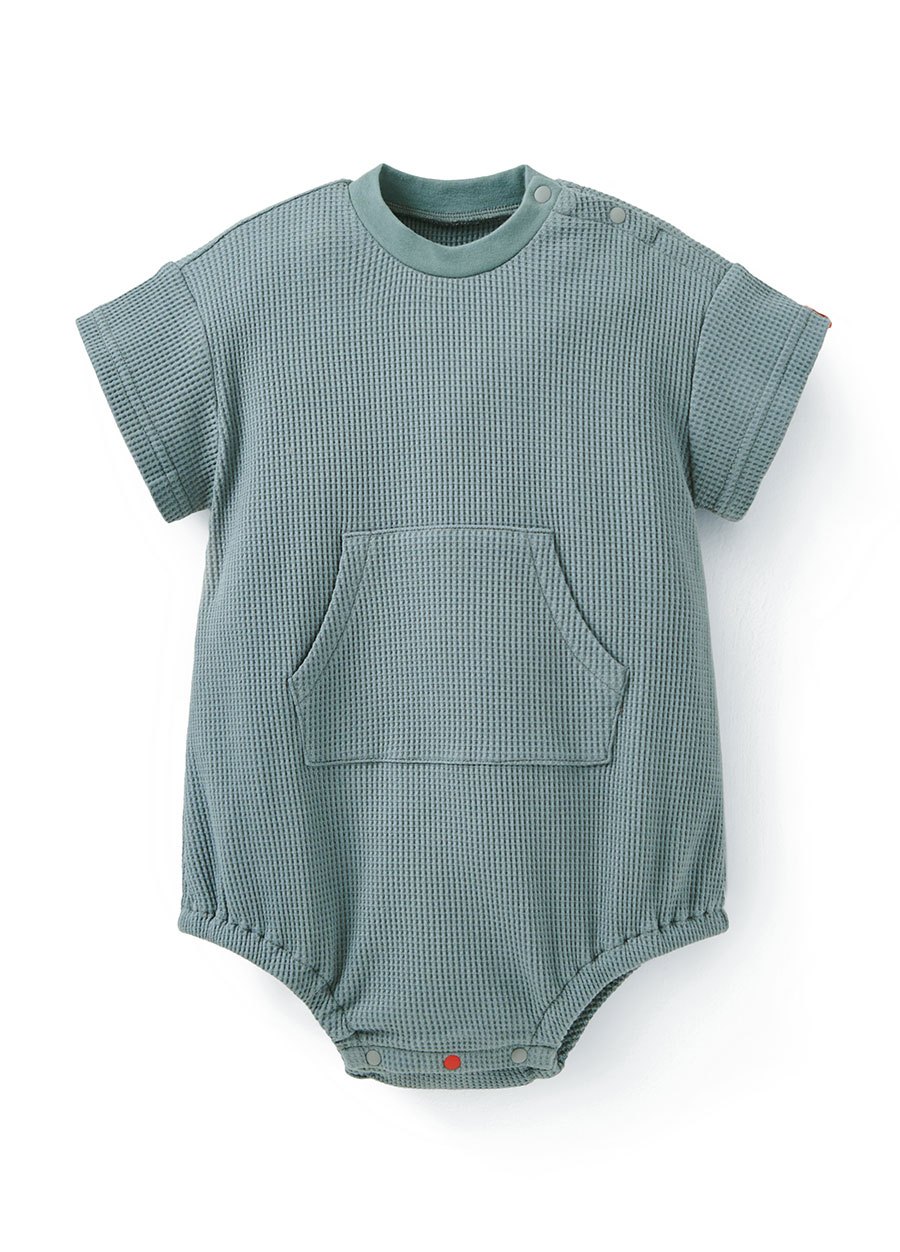 BABY 華夫格寬鬆包屁衣