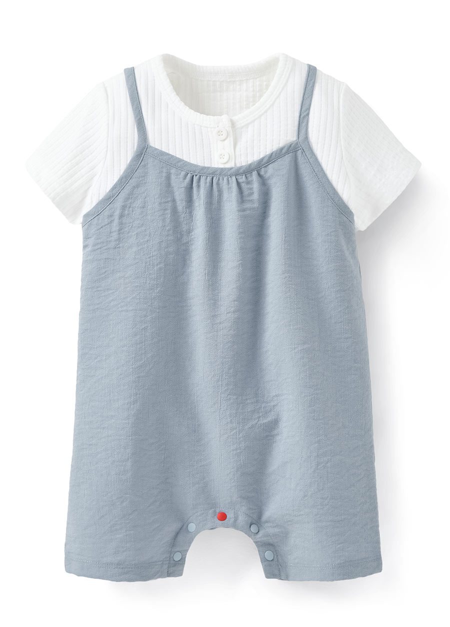 BABY假兩件連身包屁衣