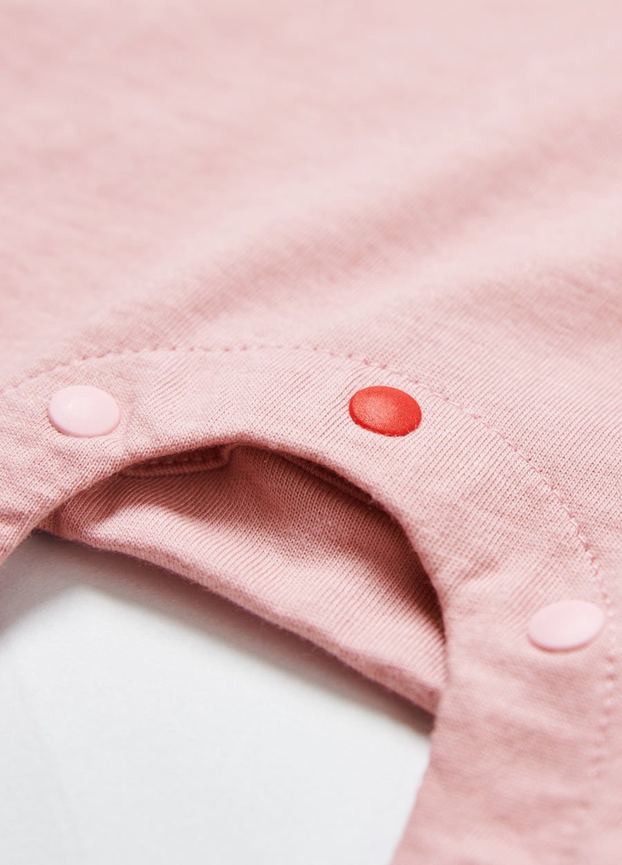 BABY假兩件吊帶連身包屁衣