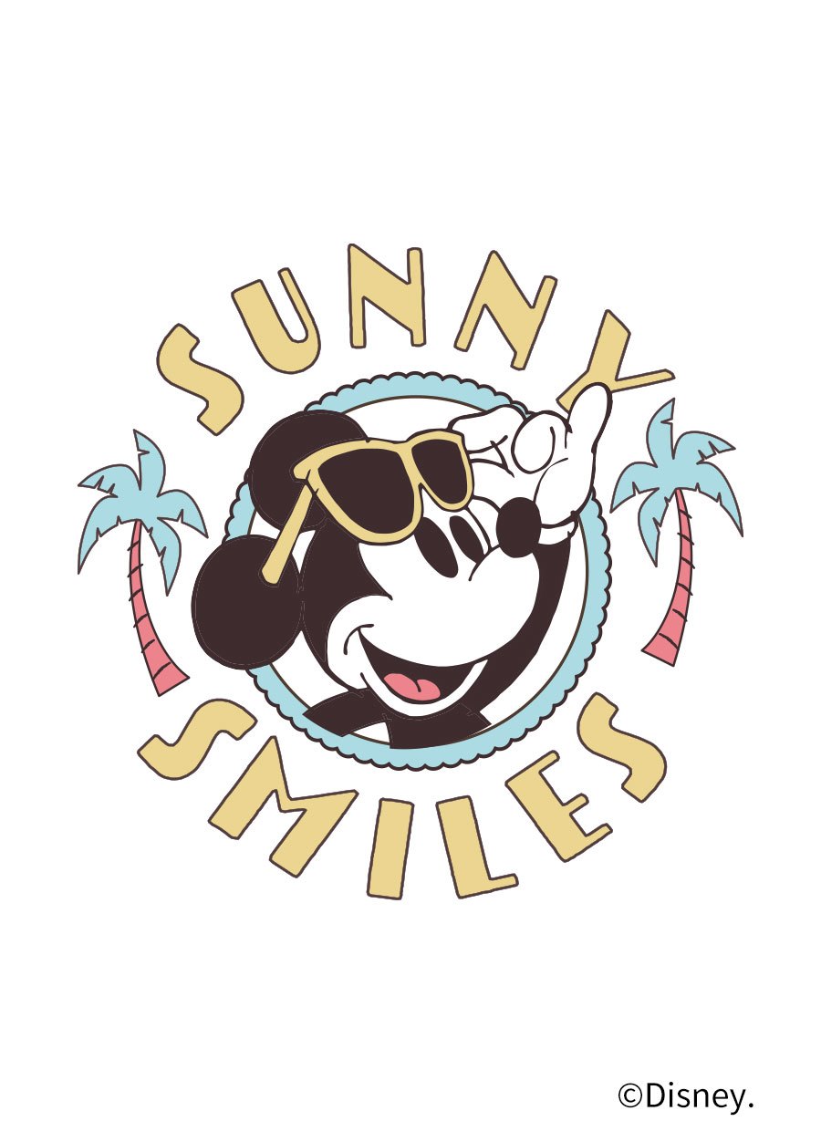 BABY迪士尼棉質拉克蘭寬鬆包屁衣-夏日米奇