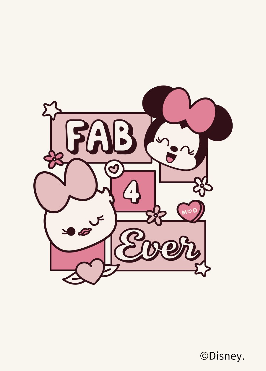 BABY迪士尼棉質拉克蘭寬鬆包屁衣-米妮與黛西