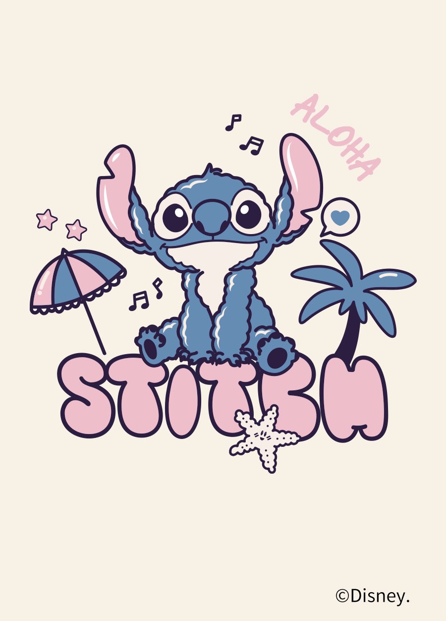 BABY 迪士尼棉質拉克蘭寬鬆包屁衣-史迪奇