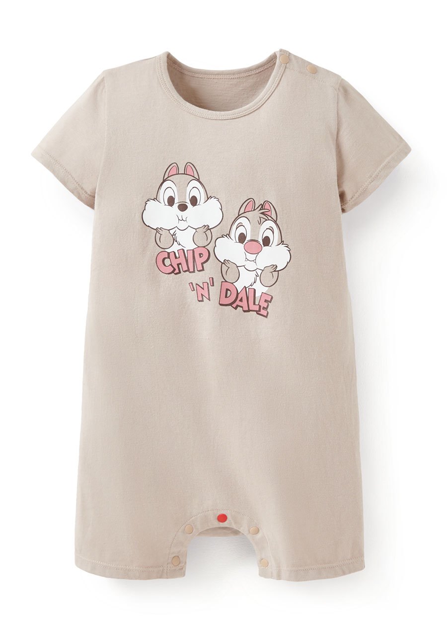 BABY迪士尼棉質連身包屁衣-奇奇與蒂蒂