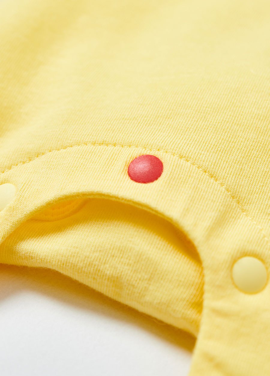 BABY迪士尼維尼造型包屁衣(附領巾)