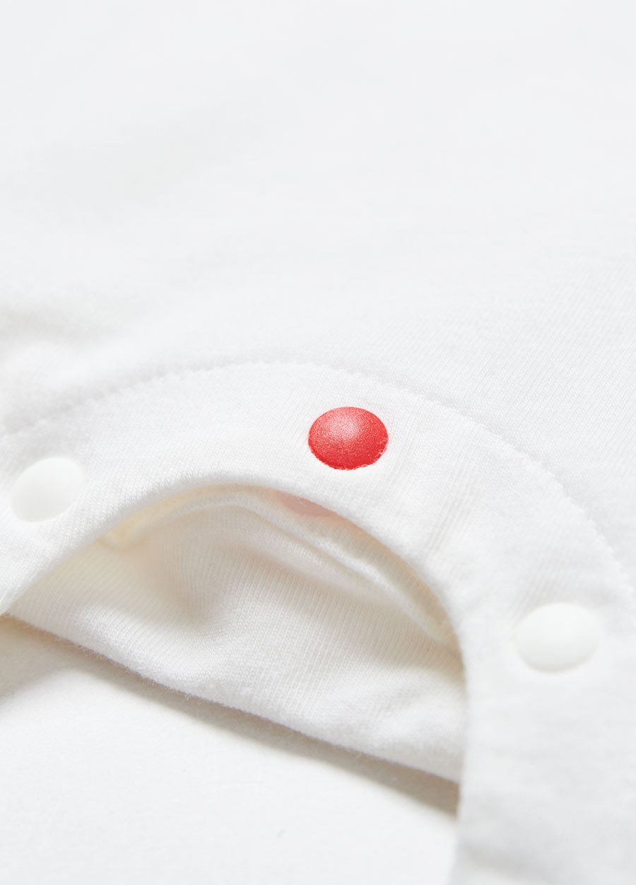 BABY迪士尼唐老鴨造型包屁衣(附領巾)