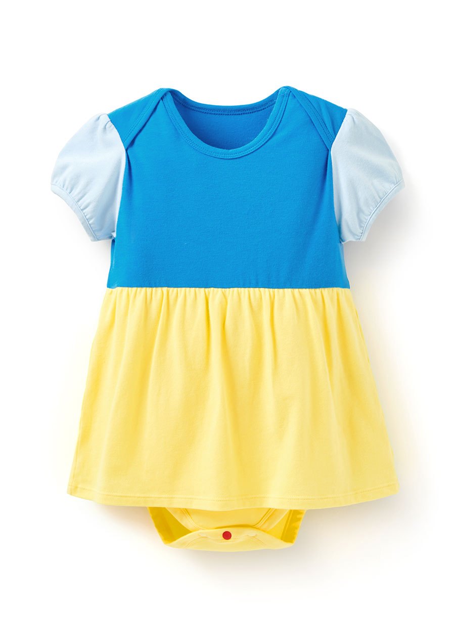 BABY迪士尼白雪公主造型包屁洋裝(附髮帶)