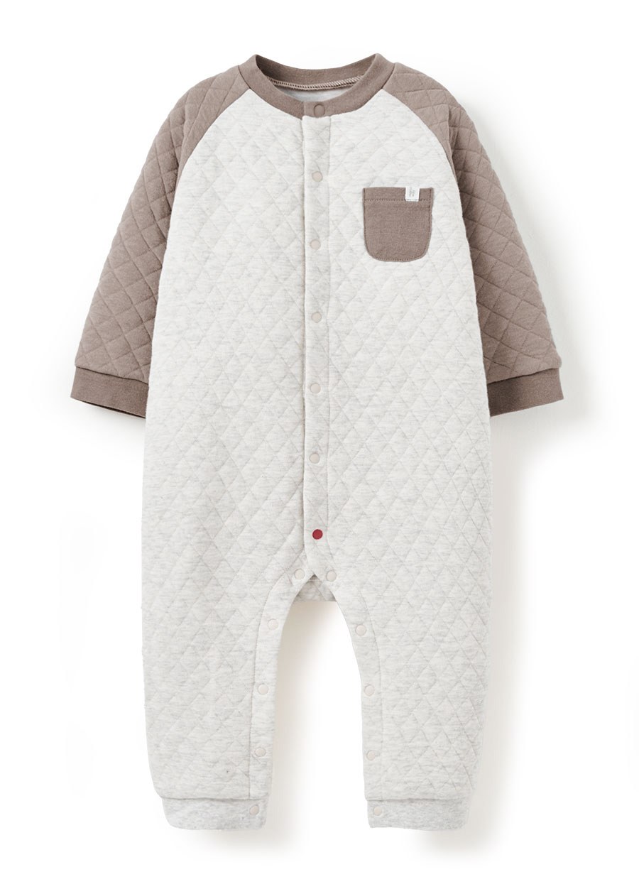 BABY鋪棉長袖連身衣