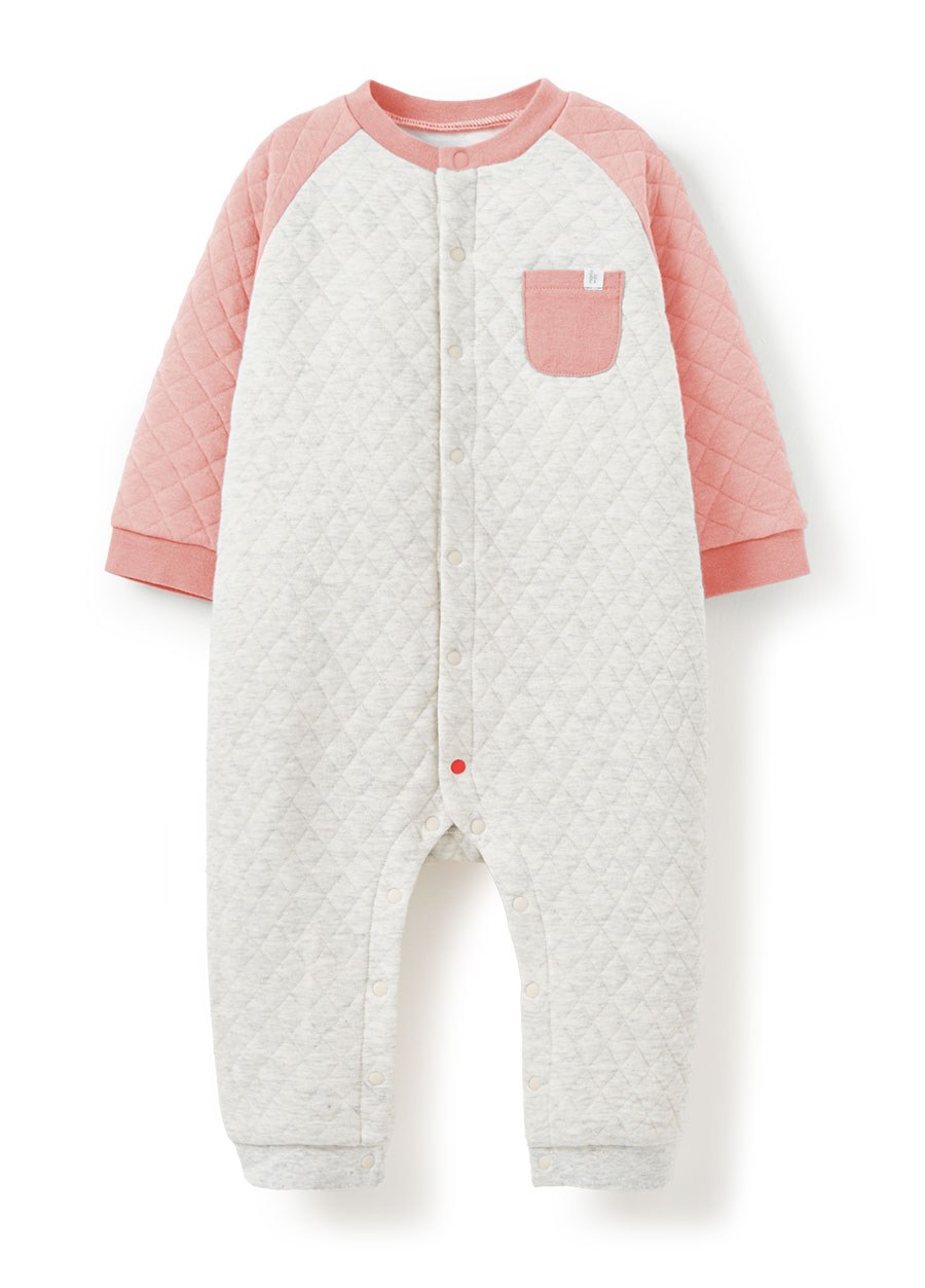 BABY鋪棉長袖連身衣