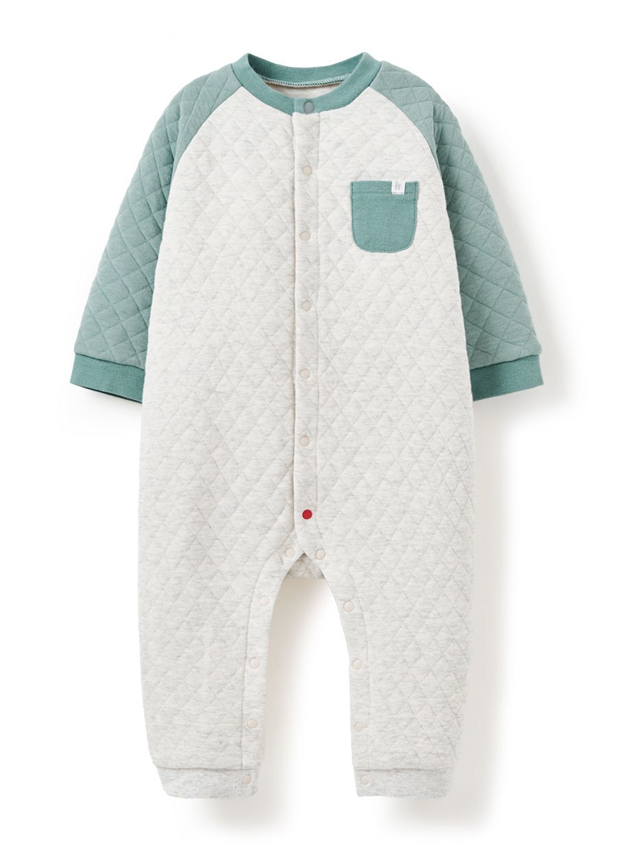 BABY鋪棉長袖連身衣