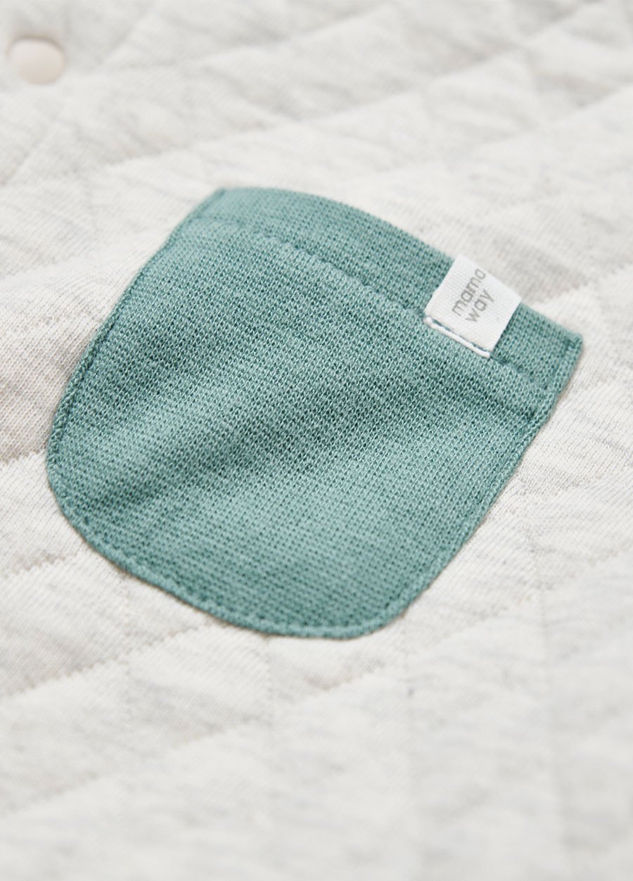 BABY鋪棉長袖連身衣