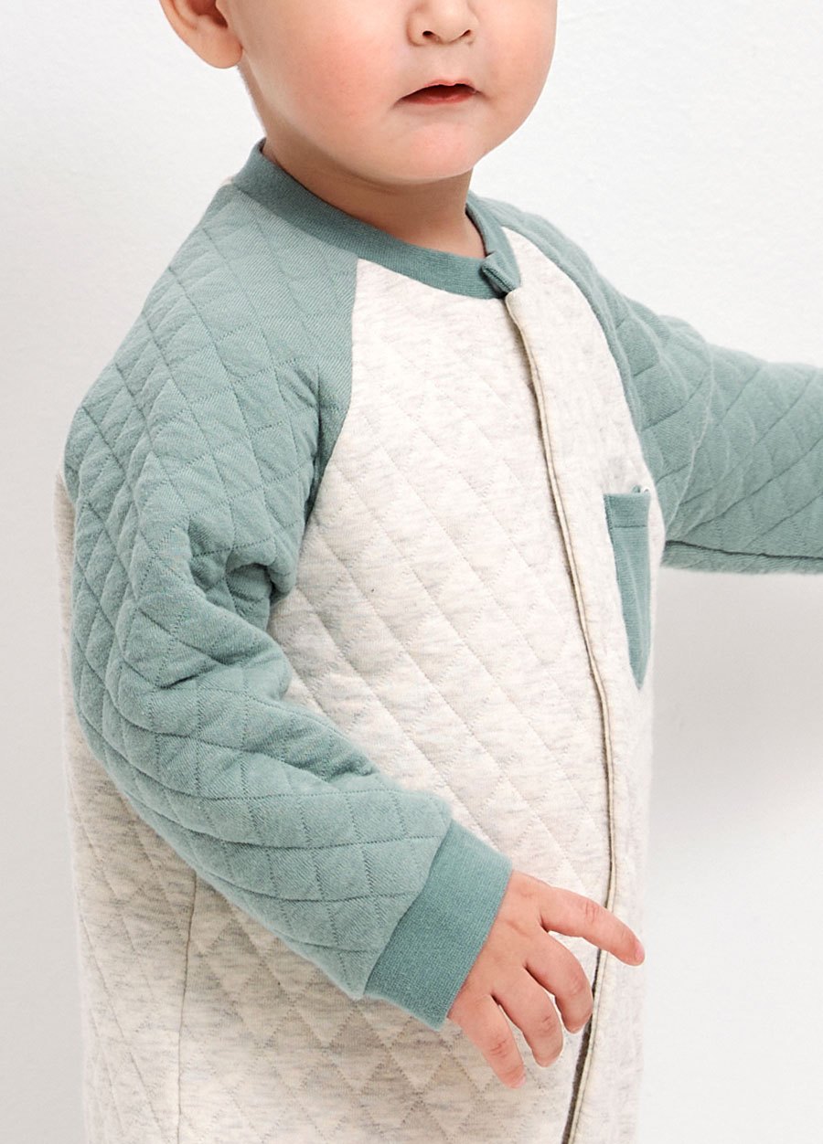 BABY鋪棉長袖連身衣