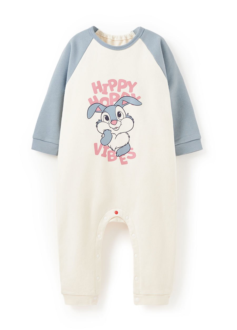 BABY迪士尼毛圈長袖連身衣-桑普兔