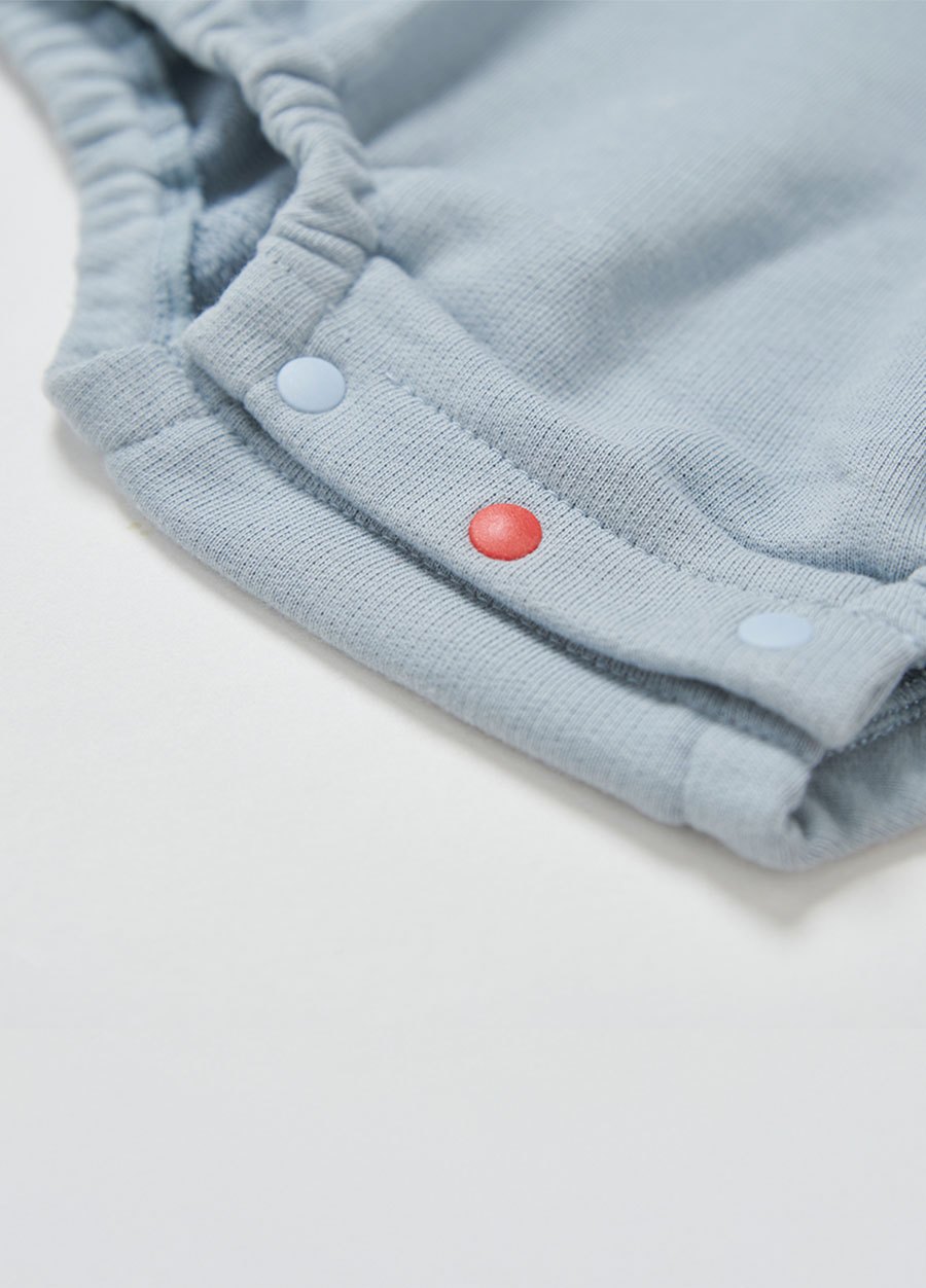 BABY迪士尼毛圈寬鬆包屁衣-花朵米妮