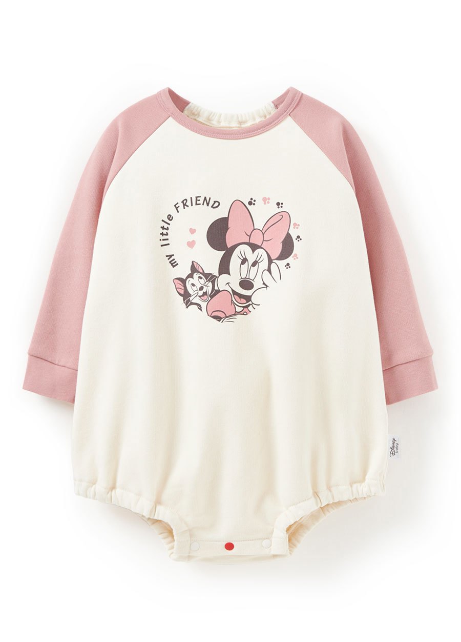 BABY迪士尼毛圈拉克蘭寬鬆包屁衣-米妮與貓